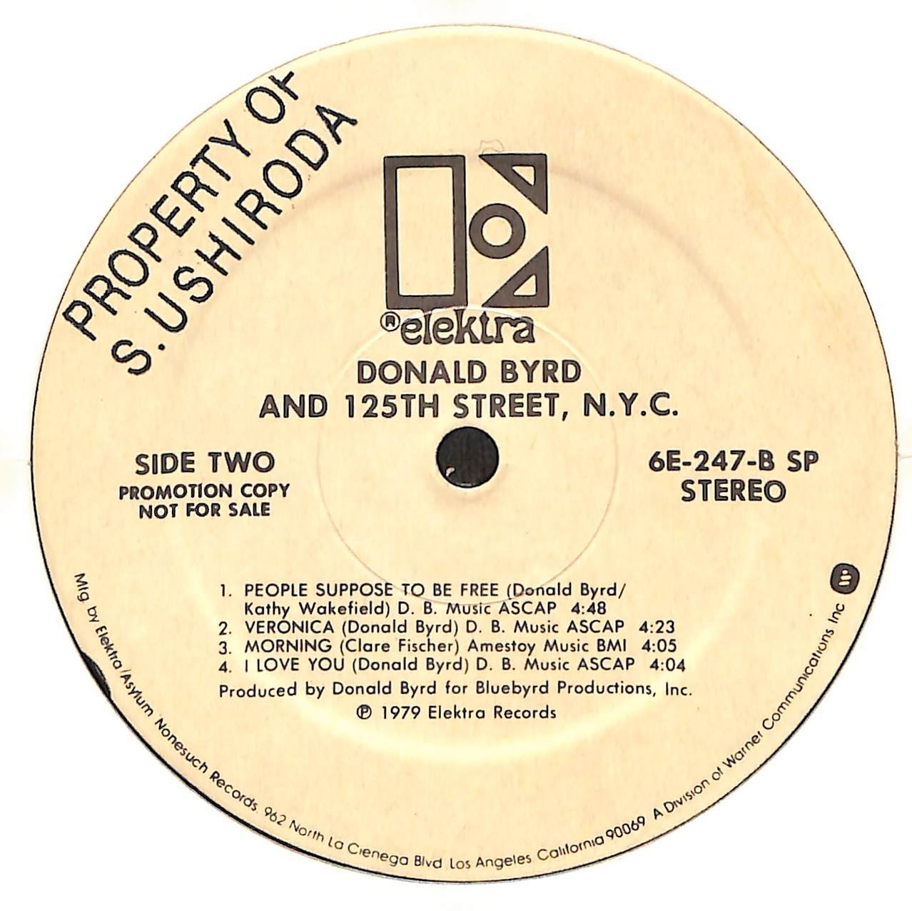 Donald Byrd And 125th Street, N.Y.C.