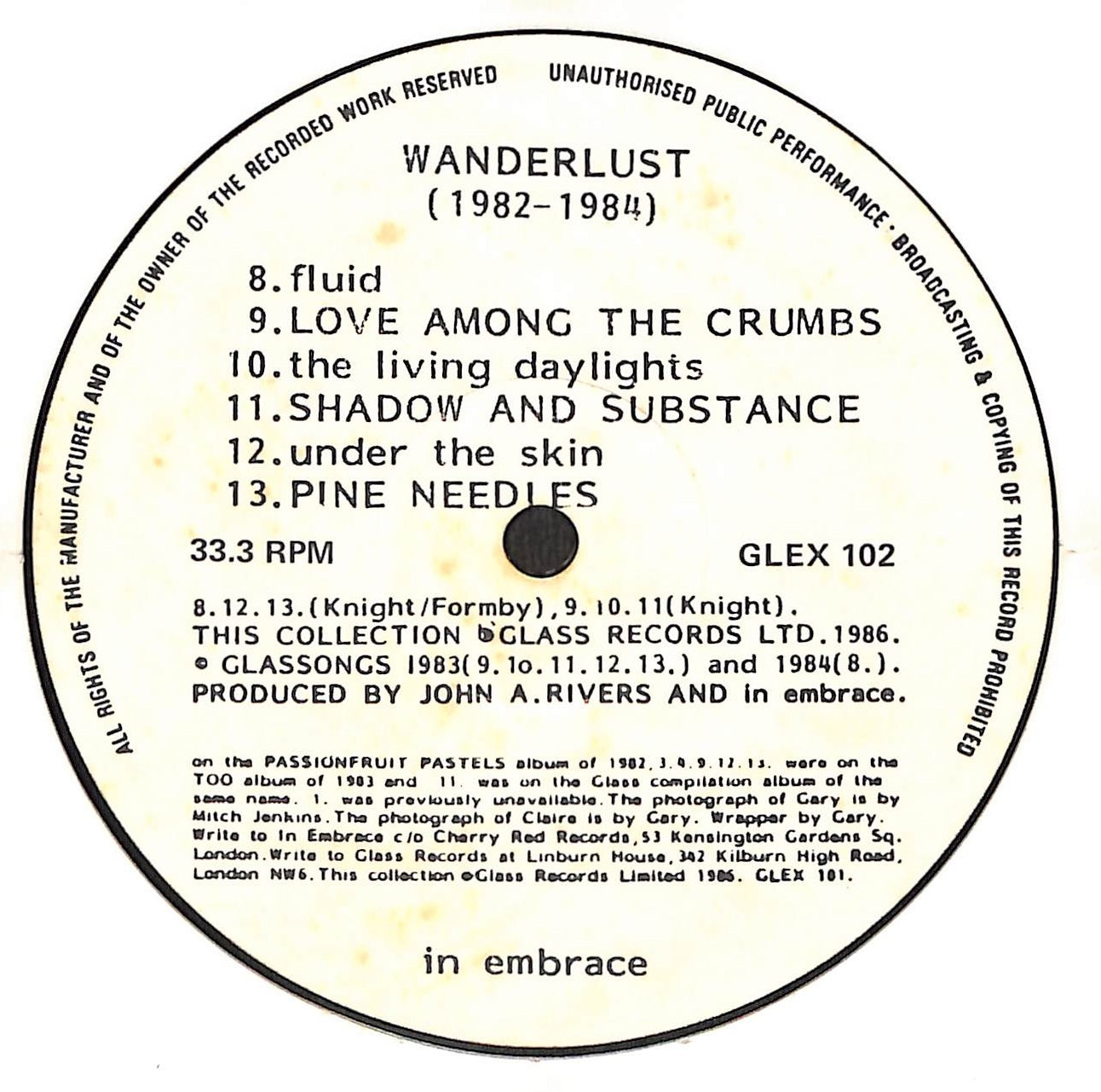 Wanderlust (1982 - 1984)