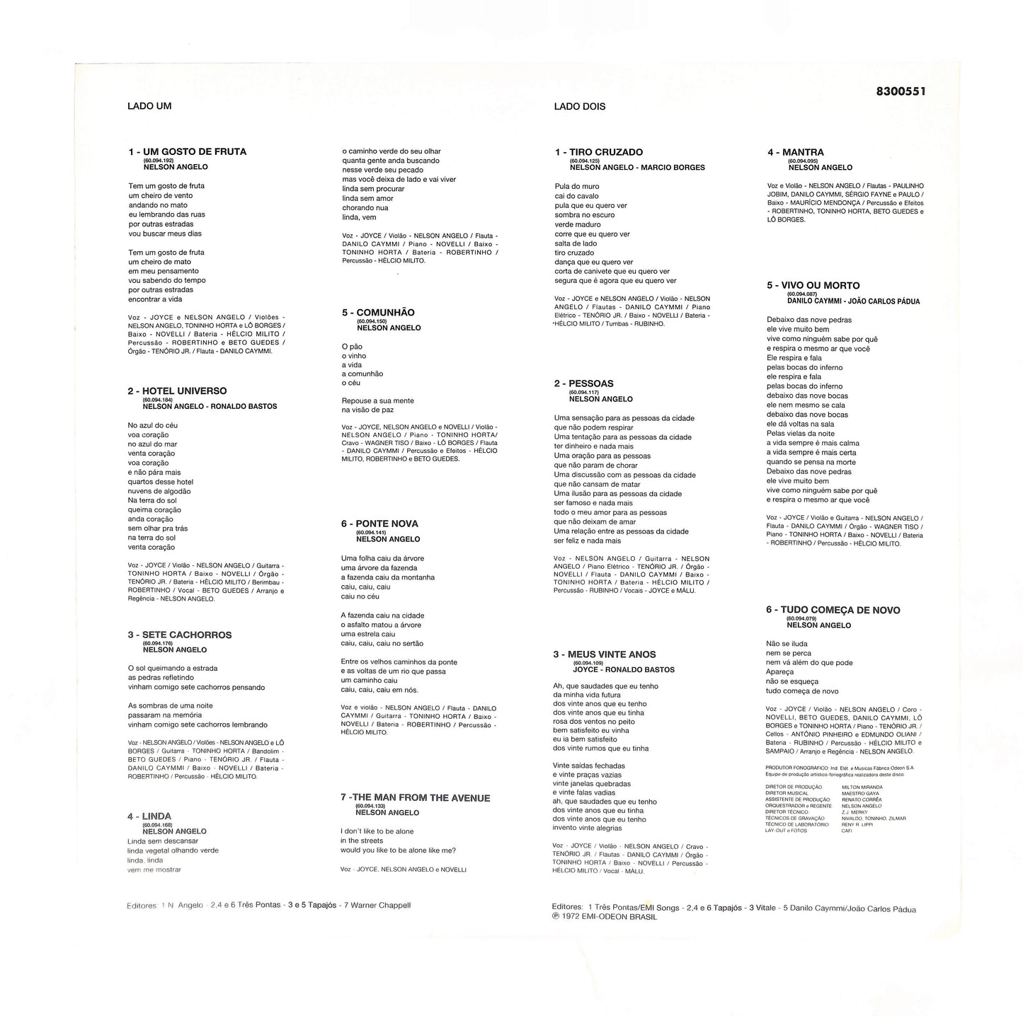 Nelson Angelo E Joyce