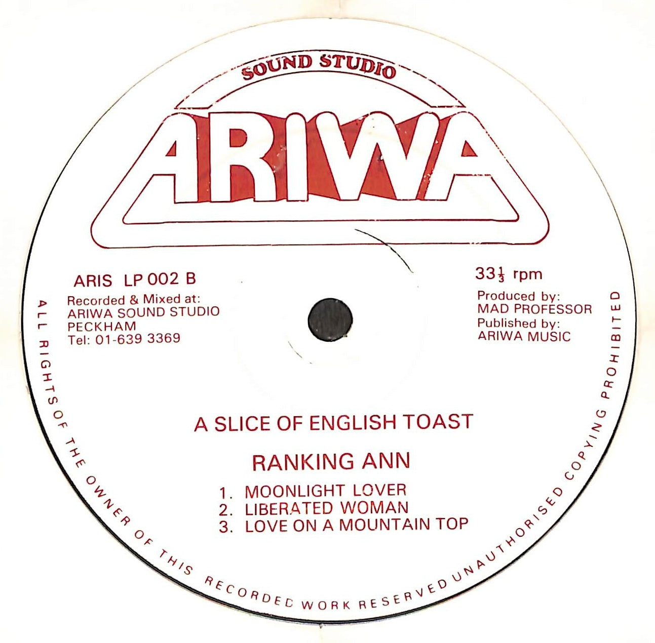 A Slice Of English Toast