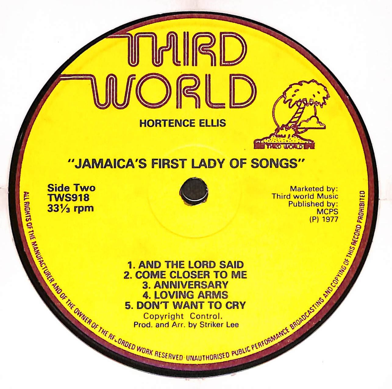 Jamaica's First Lady Of Songs