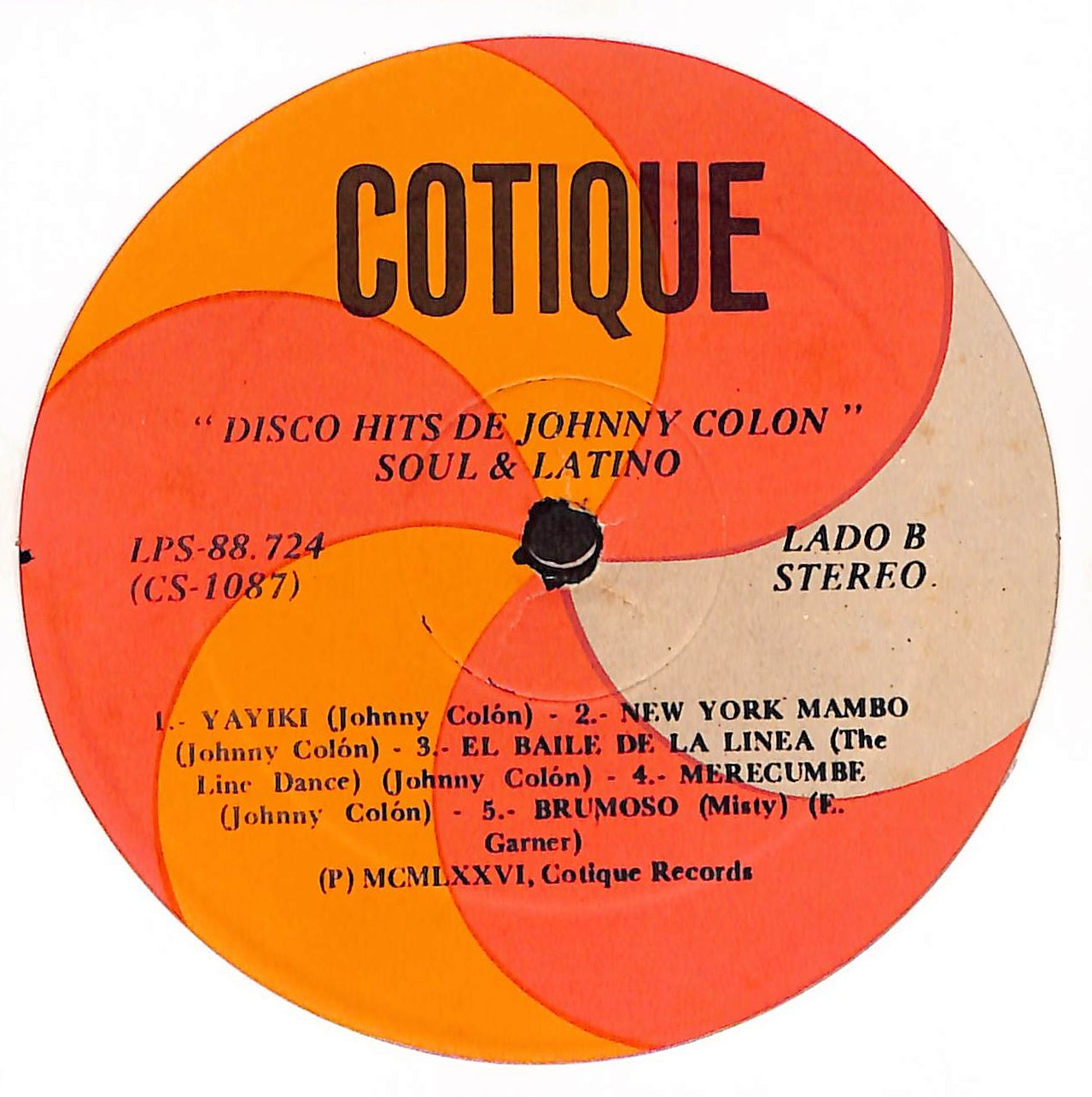 Johnny Colon's Disco Hits: Soul & Latin