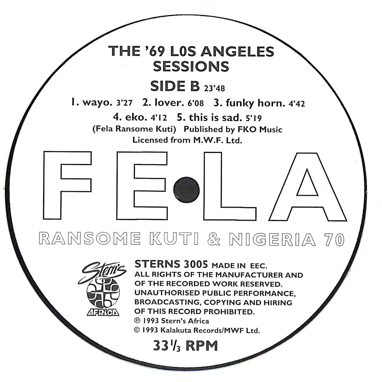 The '69 Los Angeles Sessions