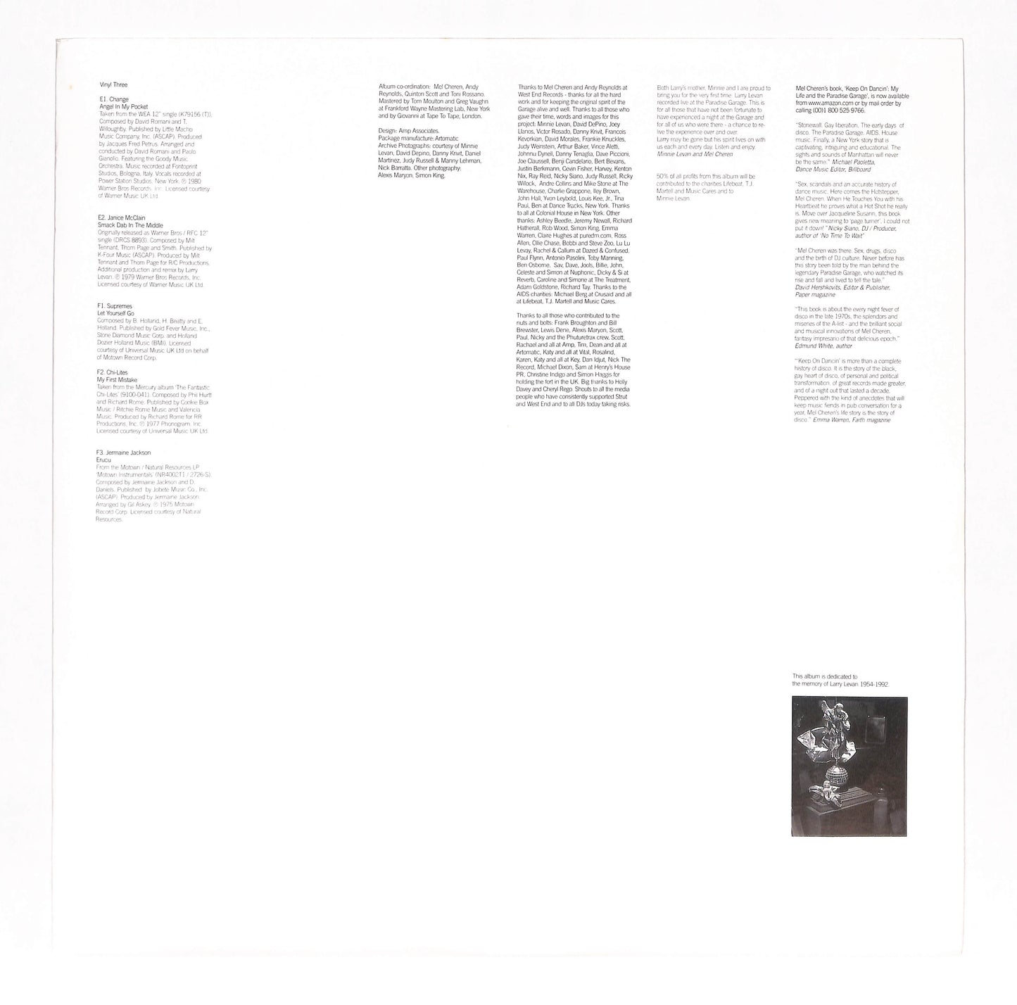 Larry Levan Live At The Paradise Garage