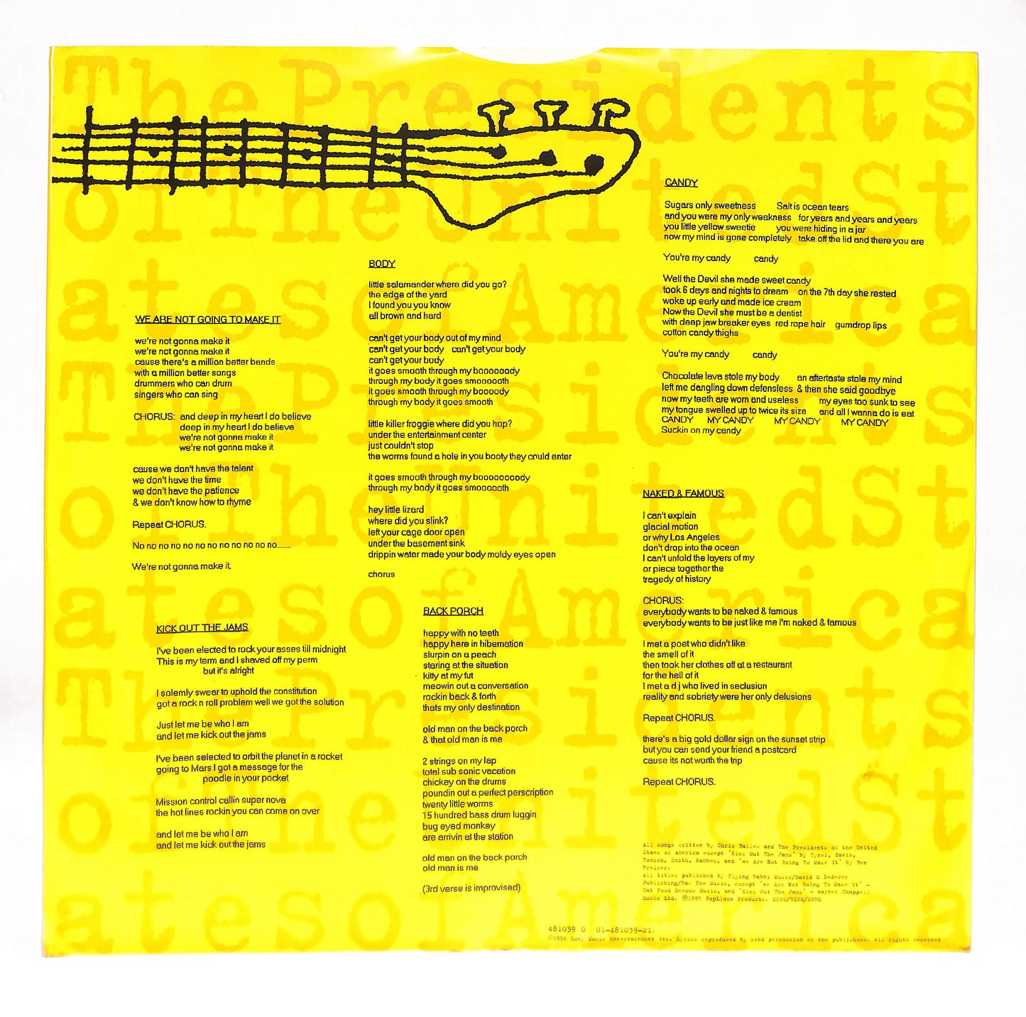 The Presidents Of The United States Of America