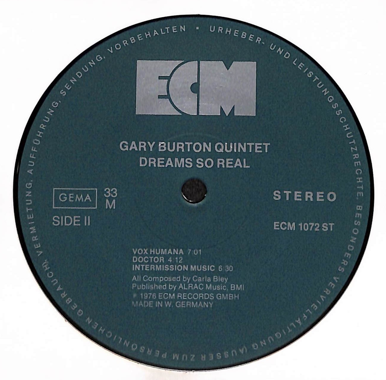 Dreams So Real - Music Of Carla Bley