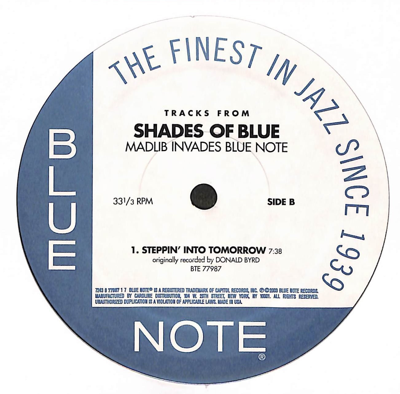Tracks From Shades Of Blue (Madlib Invades Blue Note)