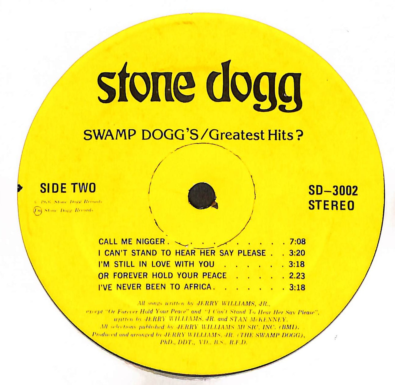 Swamp Dogg's Greatest Hits?
