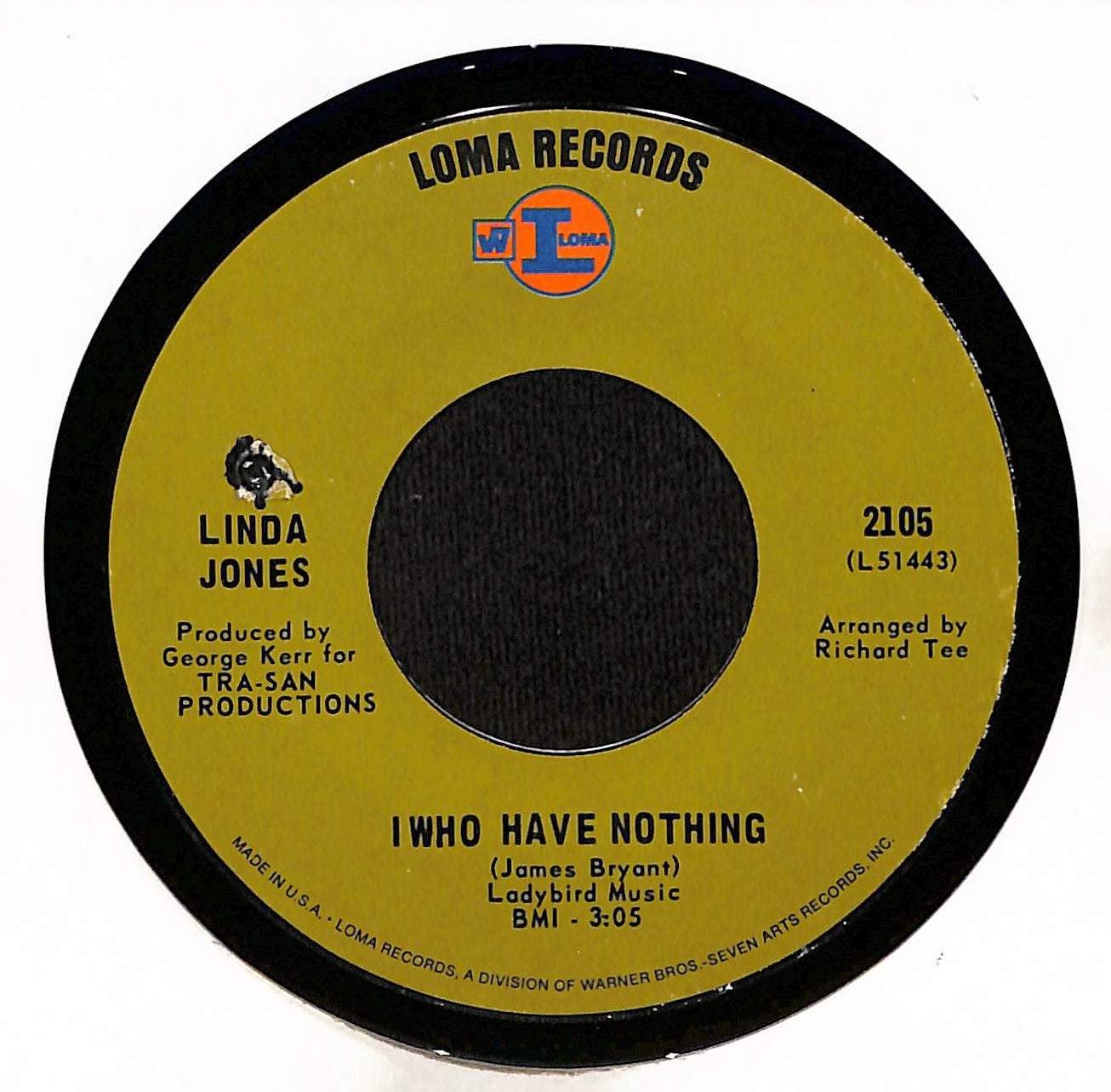 It Won't Take Much (To Bring Me Back) / I Who Have Nothing