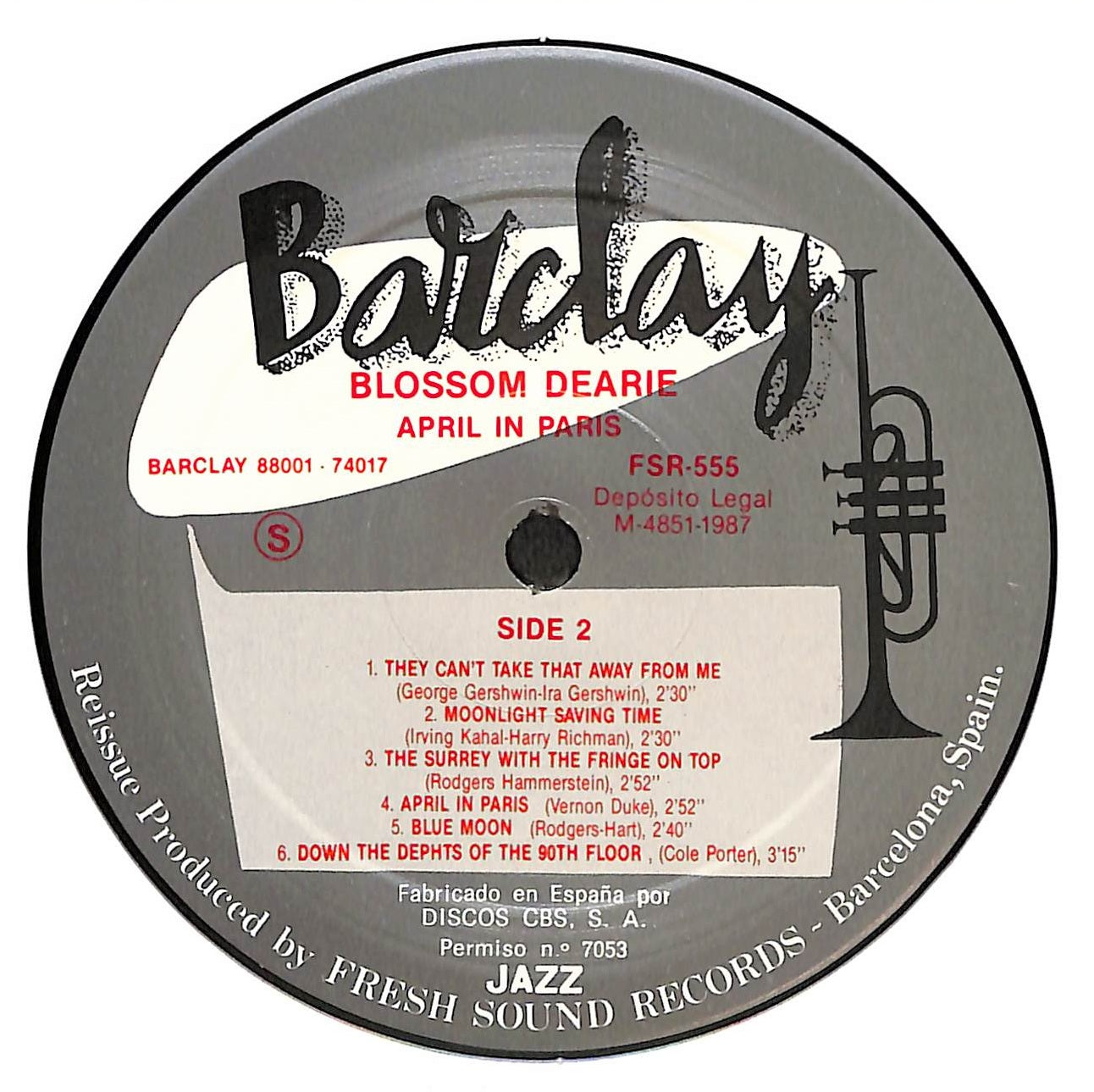 Blossom Dearie Plays "April In Paris"
