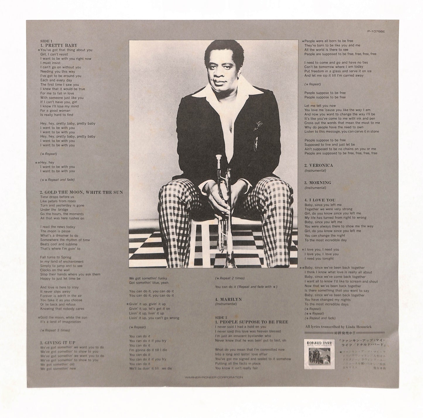 Donald Byrd And 125th Street, N.Y.C.