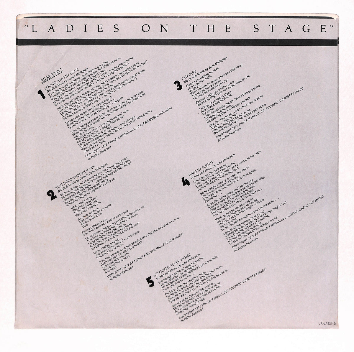 Ladies On The Stage
