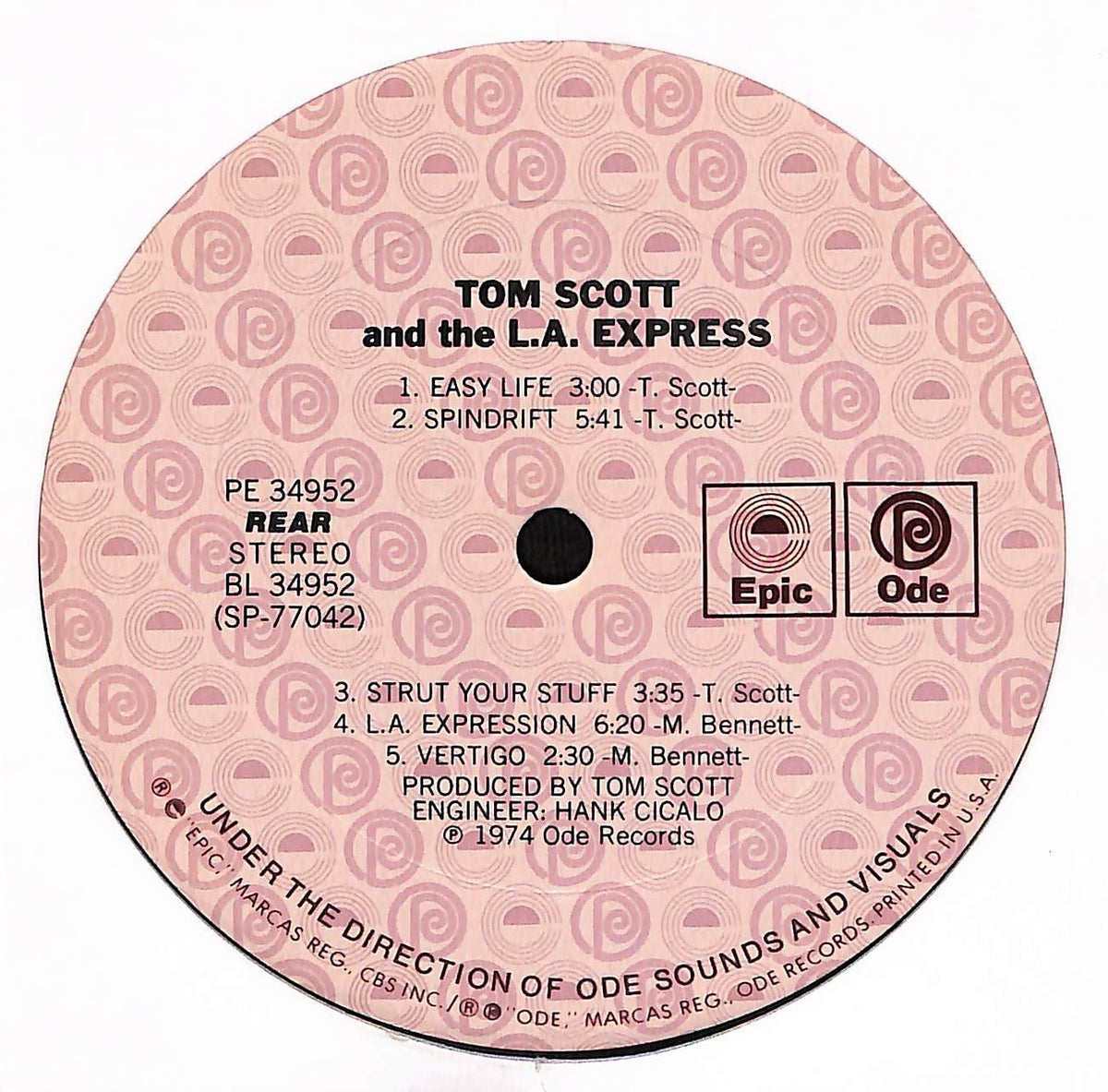 Tom Scott And The L.A. Express