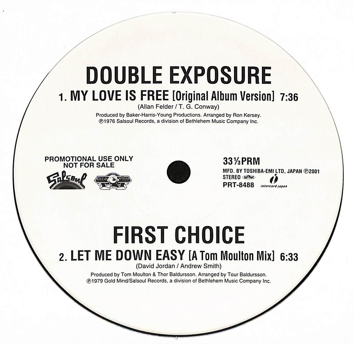 Love Is You / My Love Is Free / Let Me Down Easy