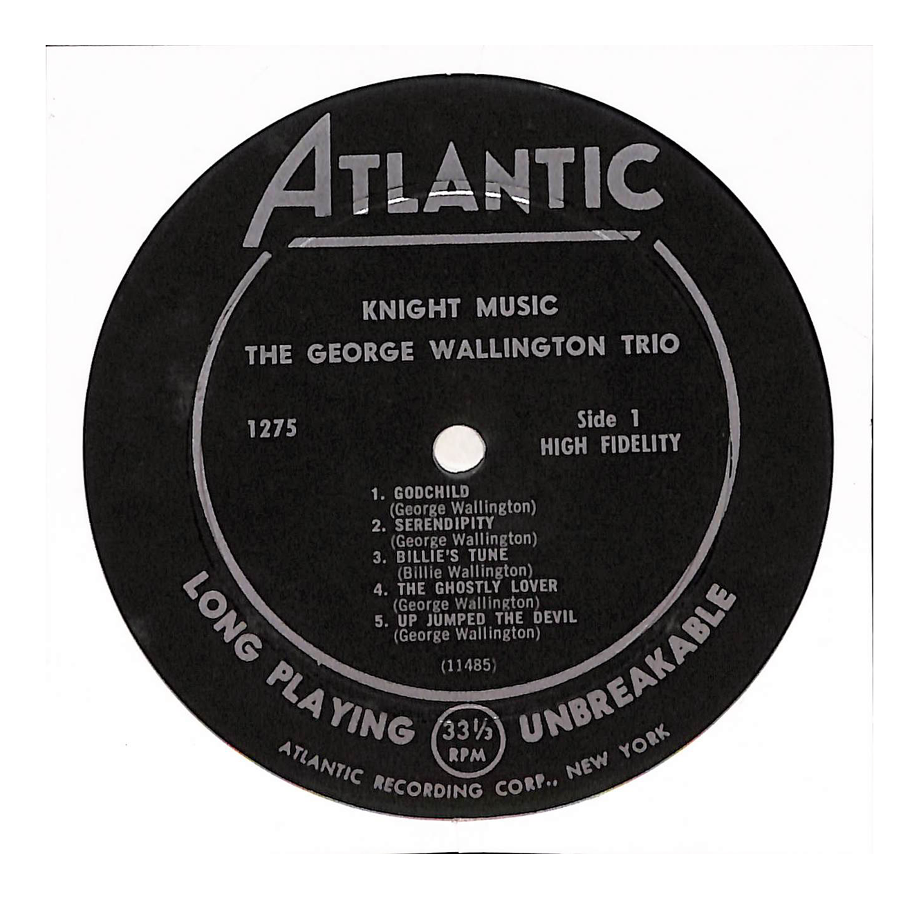 Knight Music: George Wallington Plays 5 Originals And 6 Standards