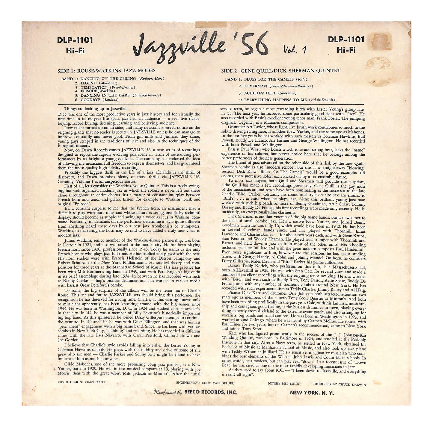 Jazzville Vol. 1