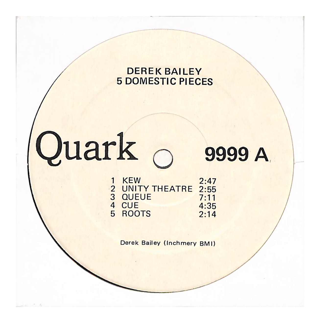 Domestic & Public Pieces - Solo Guitar Improvisations (1975-6)