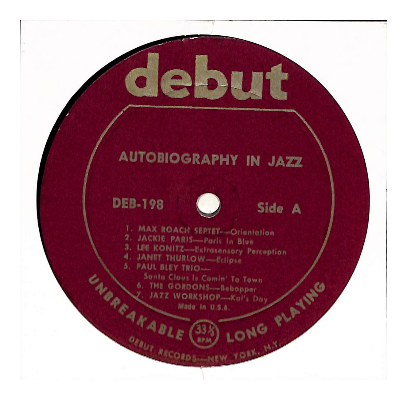 Autobiography In Jazz