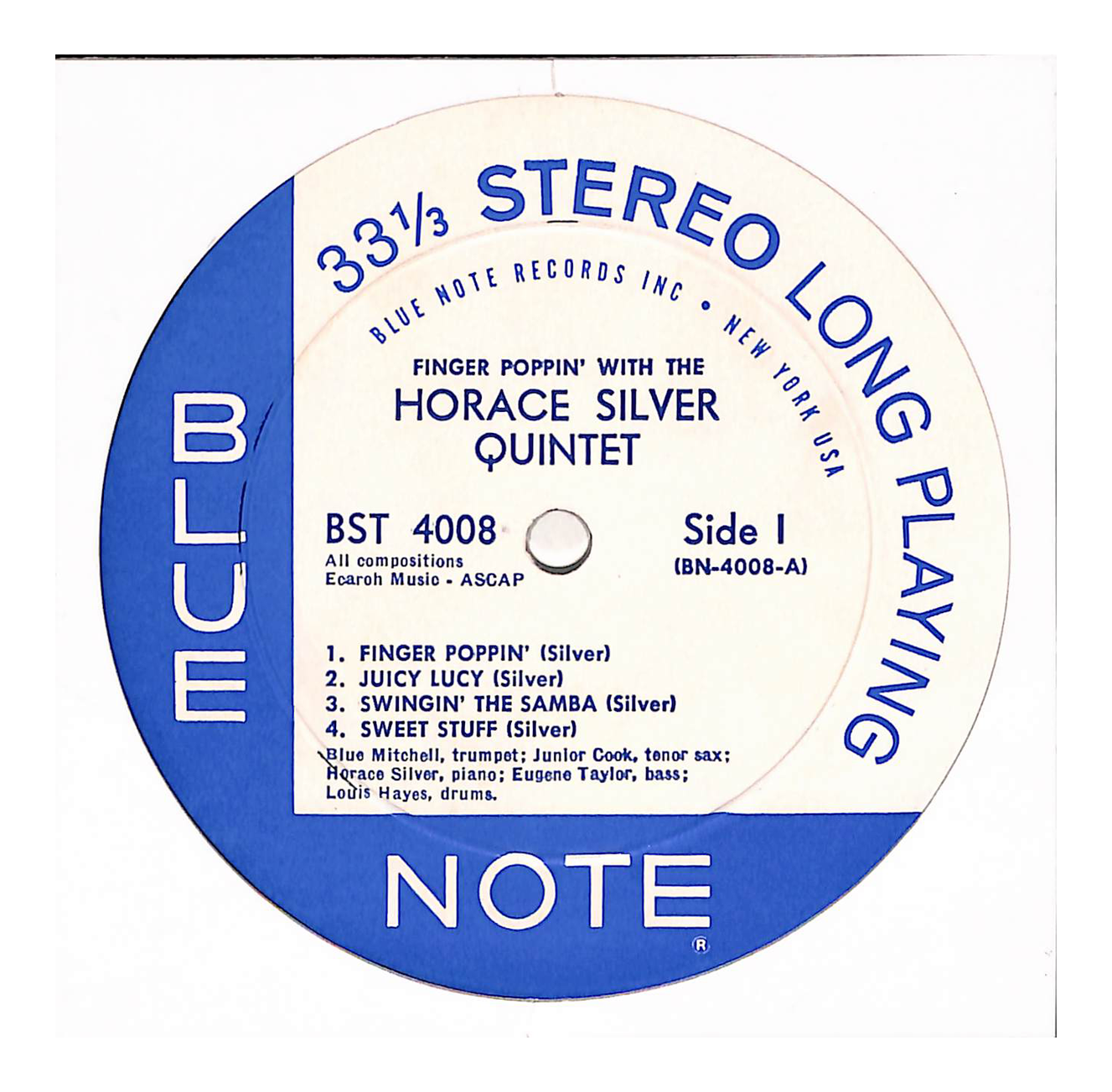 Finger Poppin' With The Horace Silver Quintet