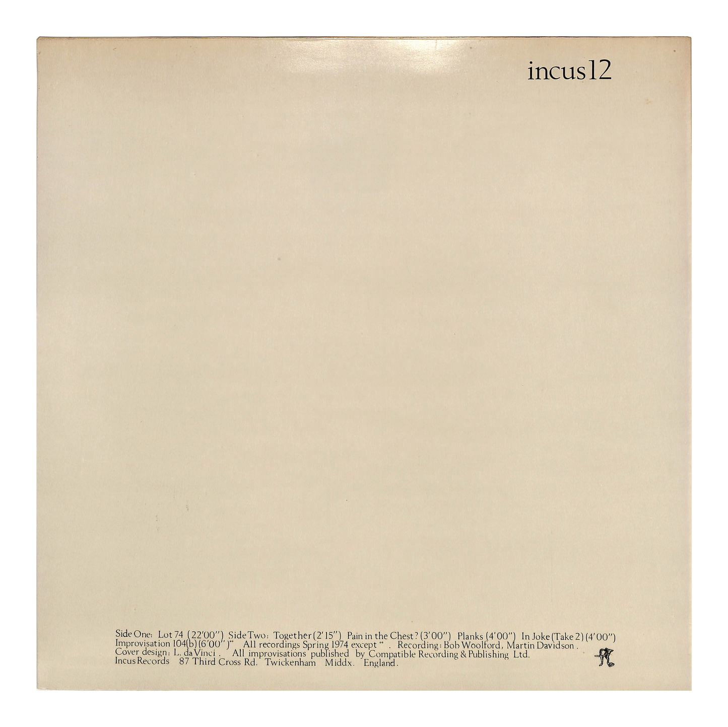 Lot 74 - Solo Improvisations