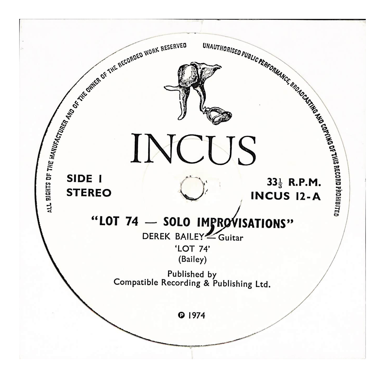 Lot 74 - Solo Improvisations