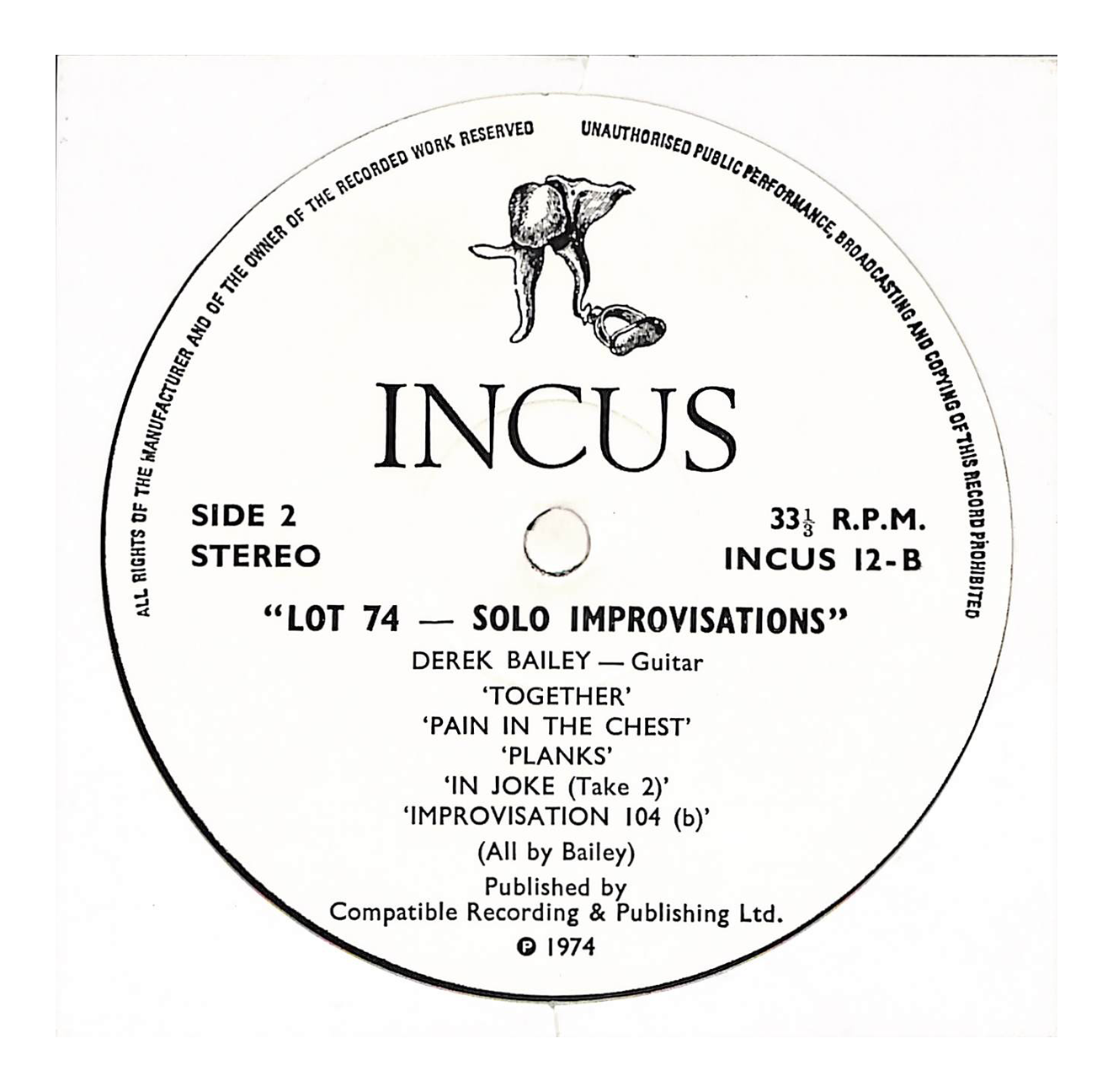 Lot 74 - Solo Improvisations