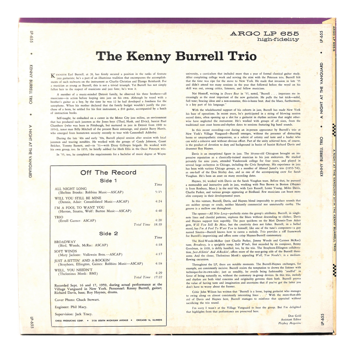 A Night At The Vanguard