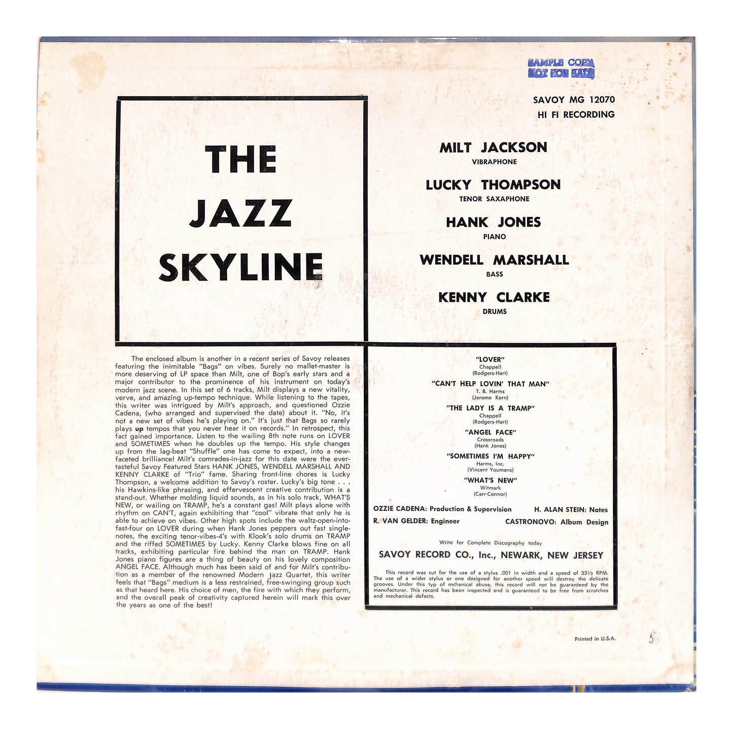 The Jazz Skyline