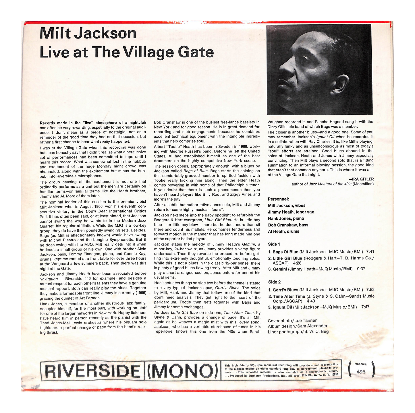 Live' At The Village Gate