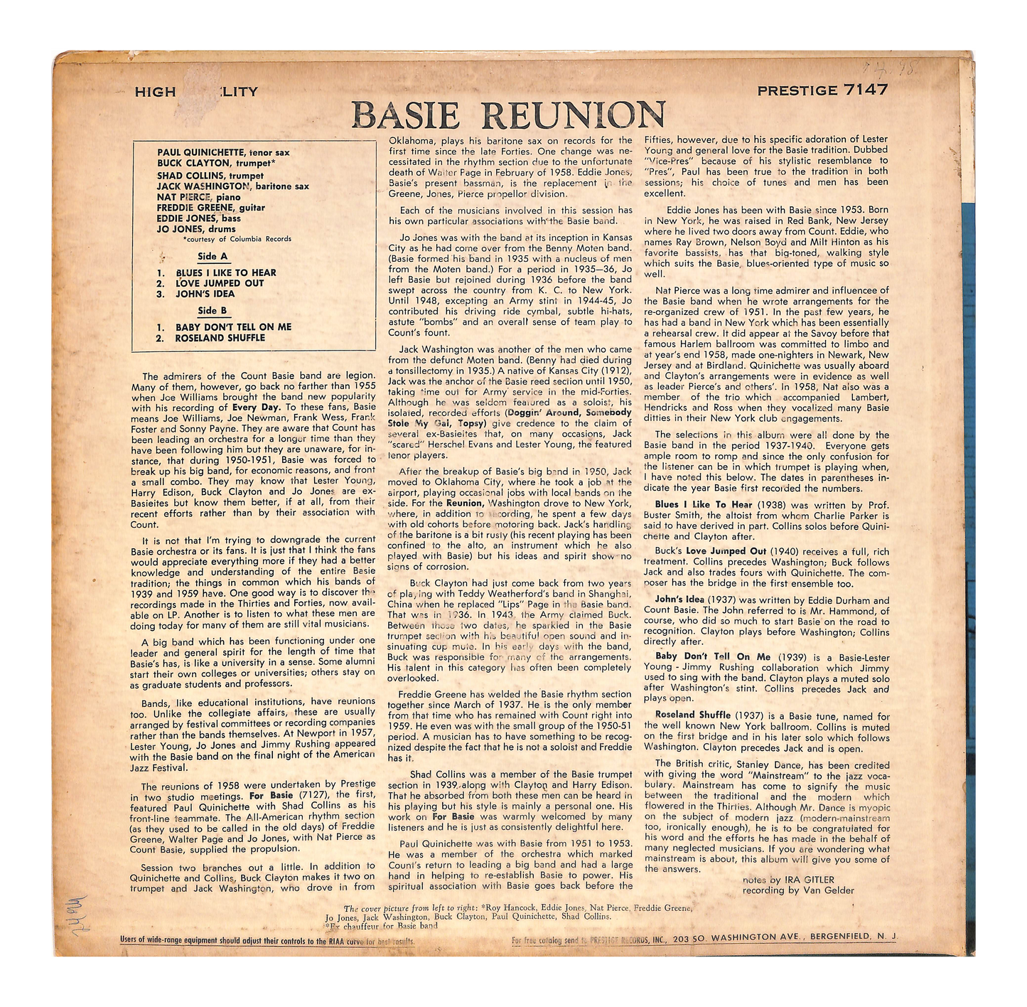 Basie Reunion