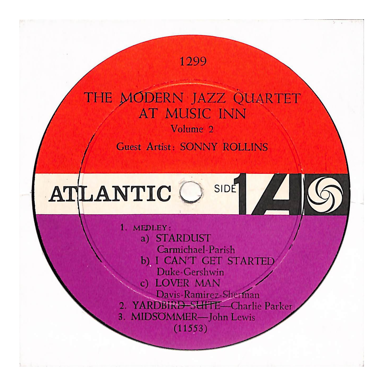 The Modern Jazz Quartet At Music Inn / Volume 2