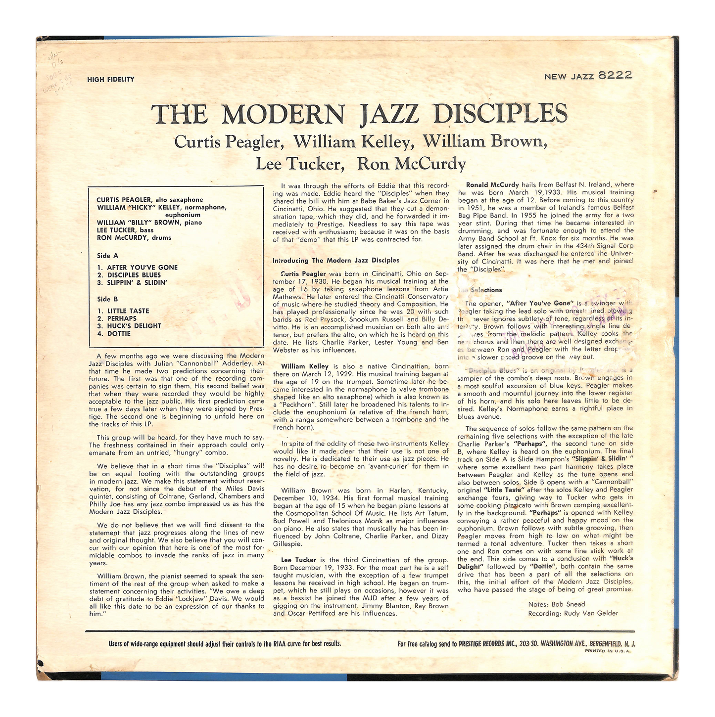 The Modern Jazz Disciples