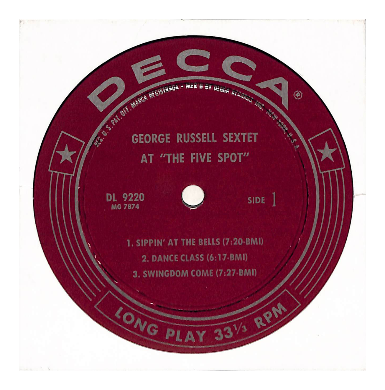 George Russell Sextet At The Five Spot