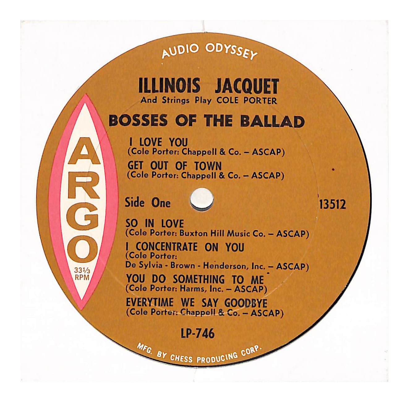 Bosses Of The Ballad (Illinois Jacquet And Strings Play Cole Porter)