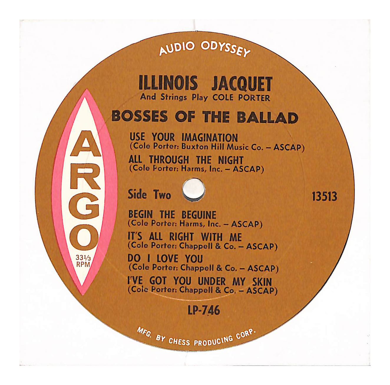 Bosses Of The Ballad (Illinois Jacquet And Strings Play Cole Porter)