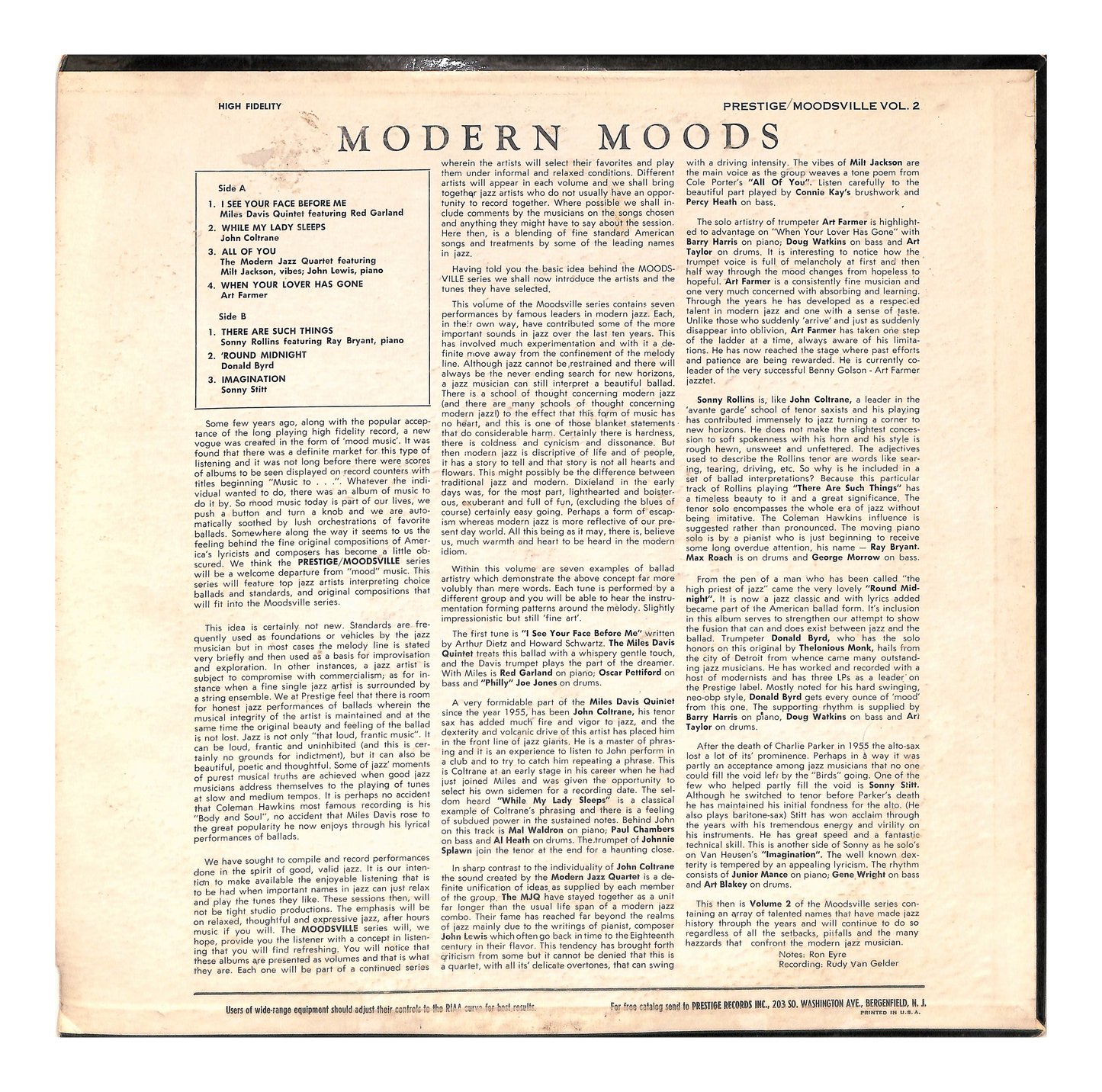 Modern Moods