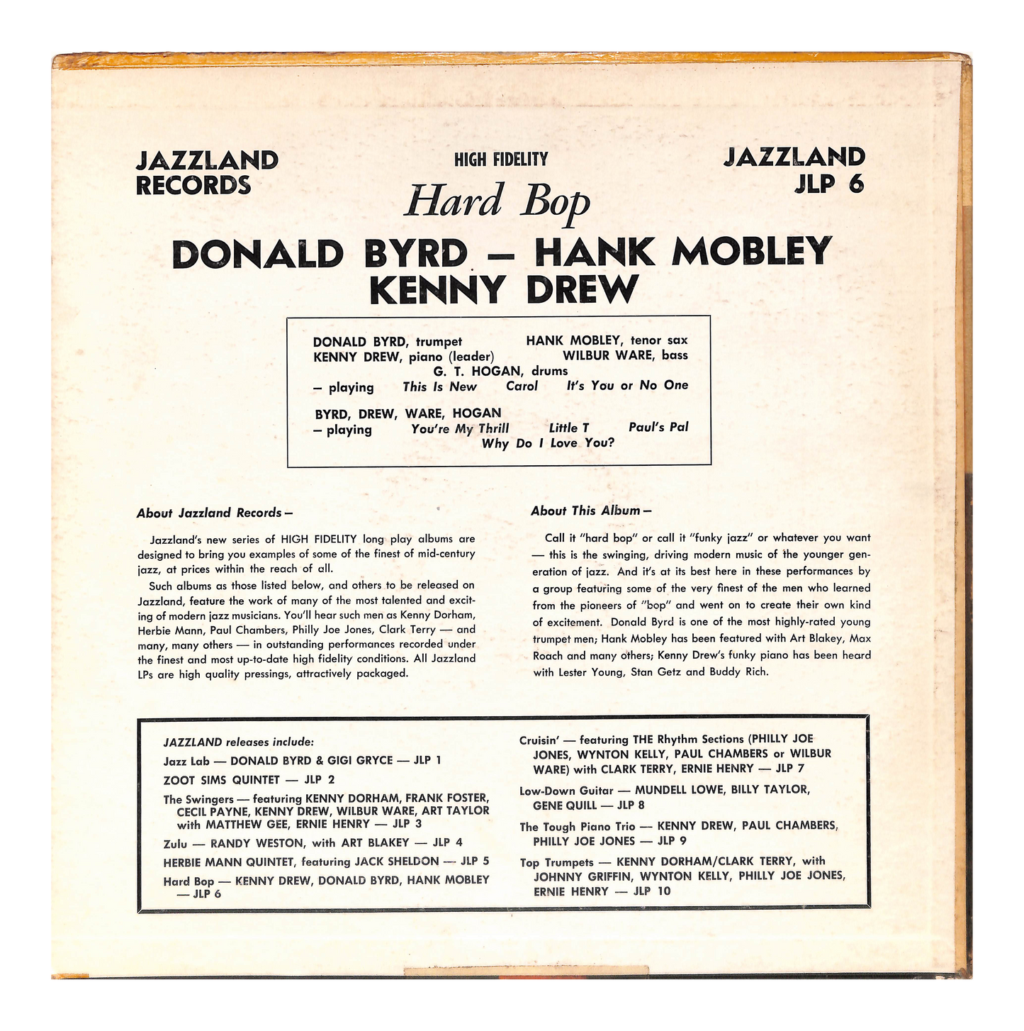 Hank Mobley - Kenny Drew – Hard Bop