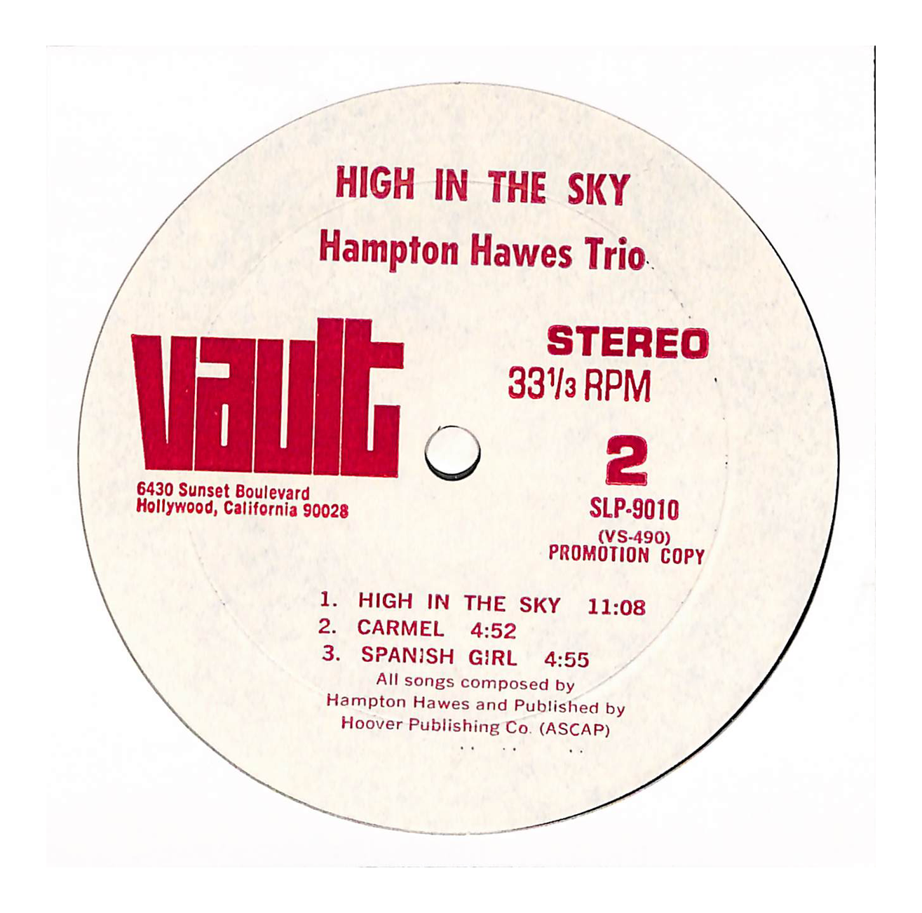 High In The Sky