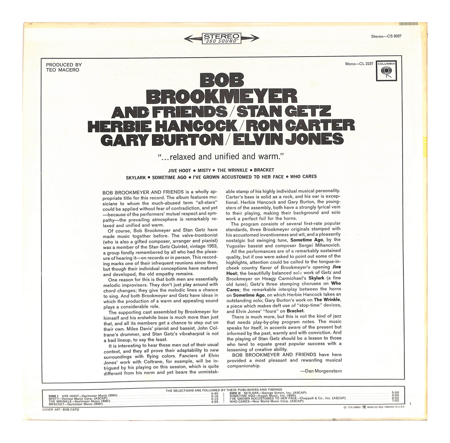 Bob Brookmeyer And Friends