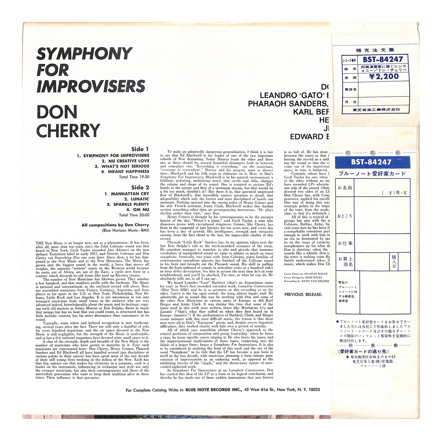 Symphony For Improvisers