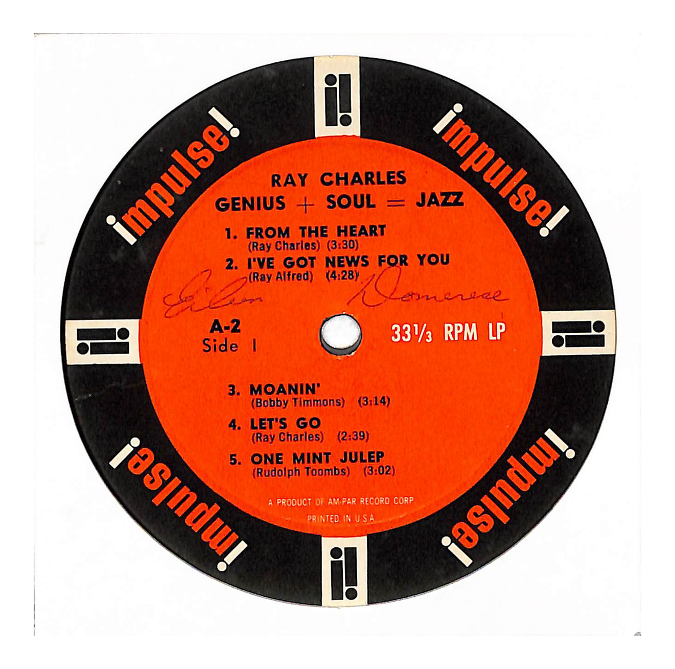 Genius + Soul = Jazz