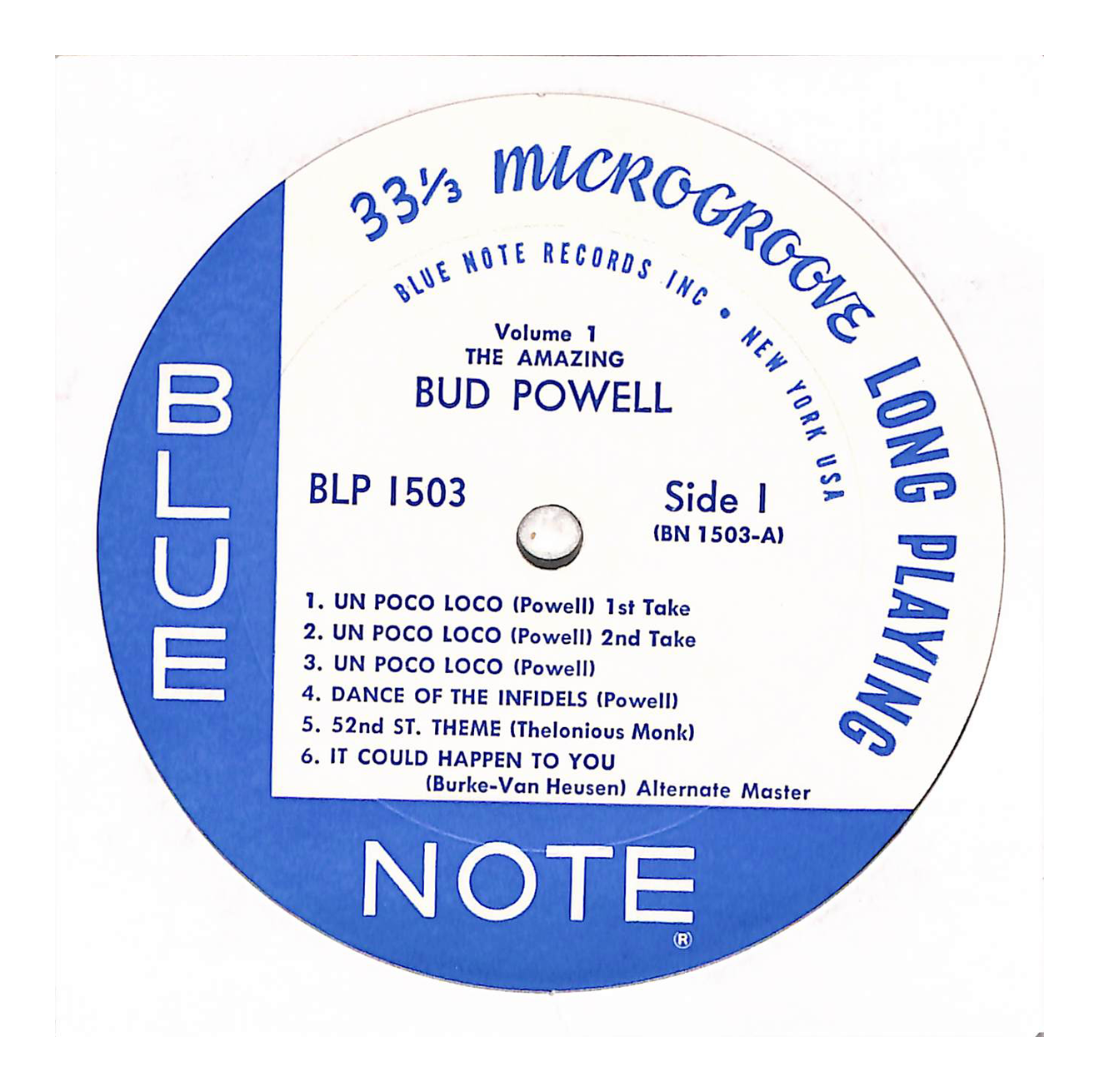 The Amazing Bud Powell, Volume 1