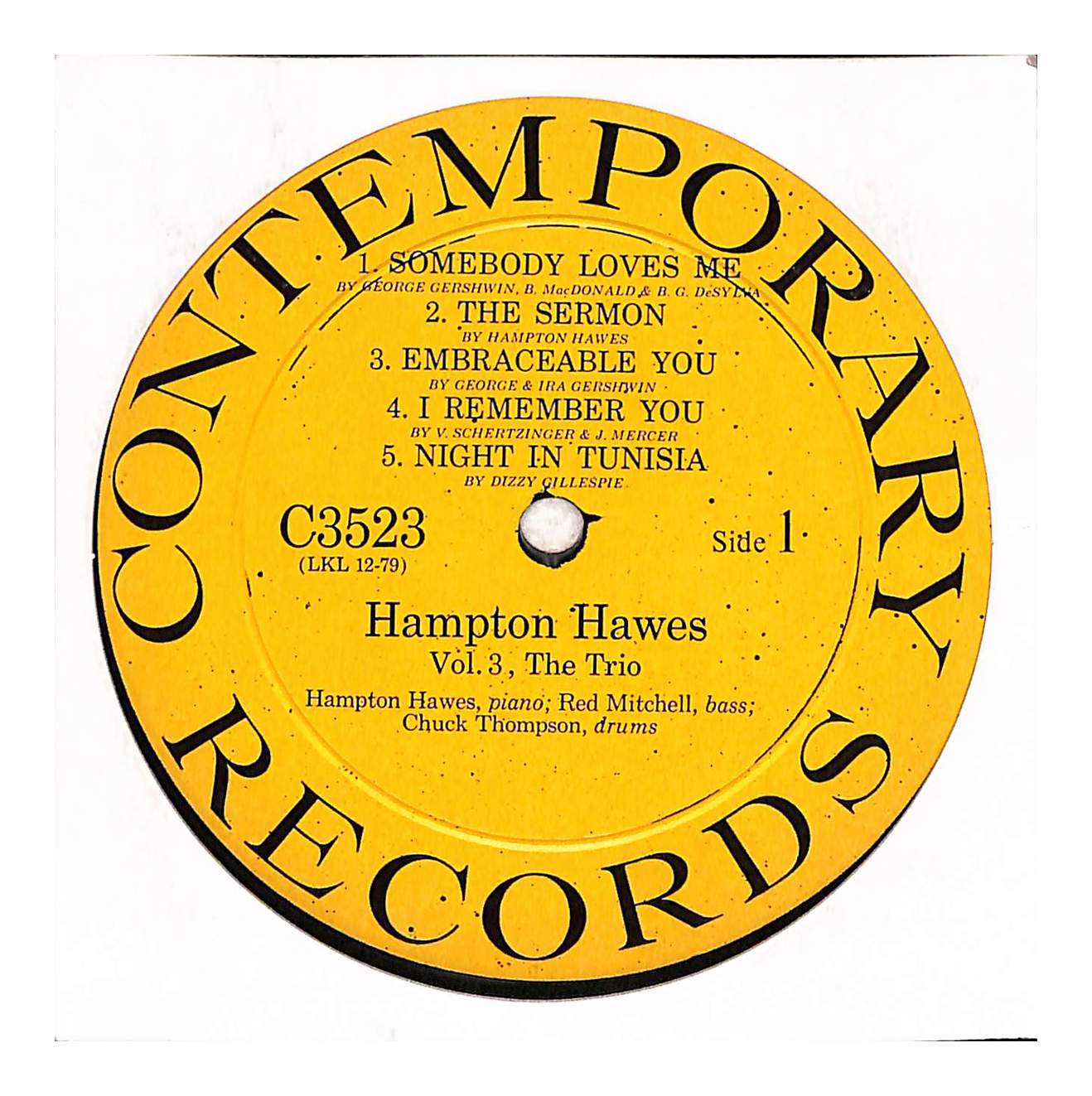 Everybody Likes Hampton Hawes, Vol. 3: The Trio