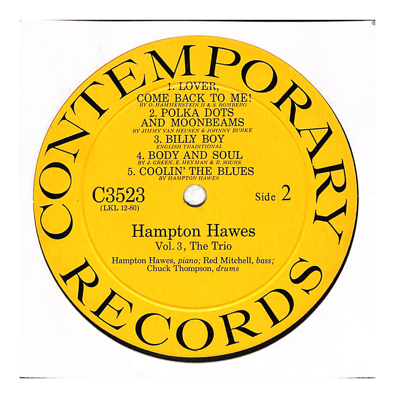 Everybody Likes Hampton Hawes, Vol. 3: The Trio