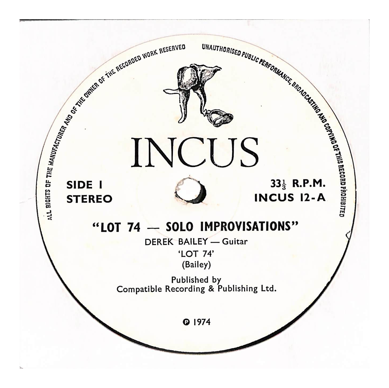 Lot 74 - Solo Improvisations