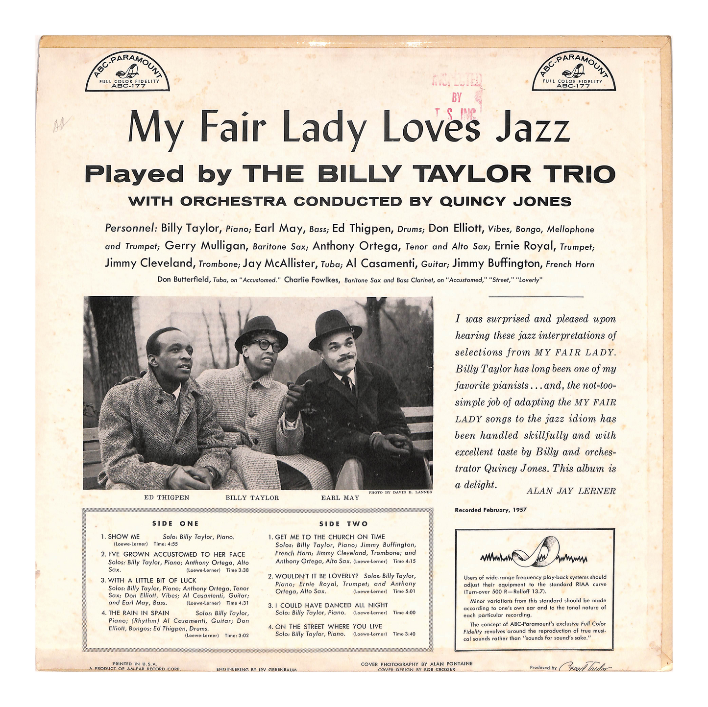 My Fair Lady Loves Jazz