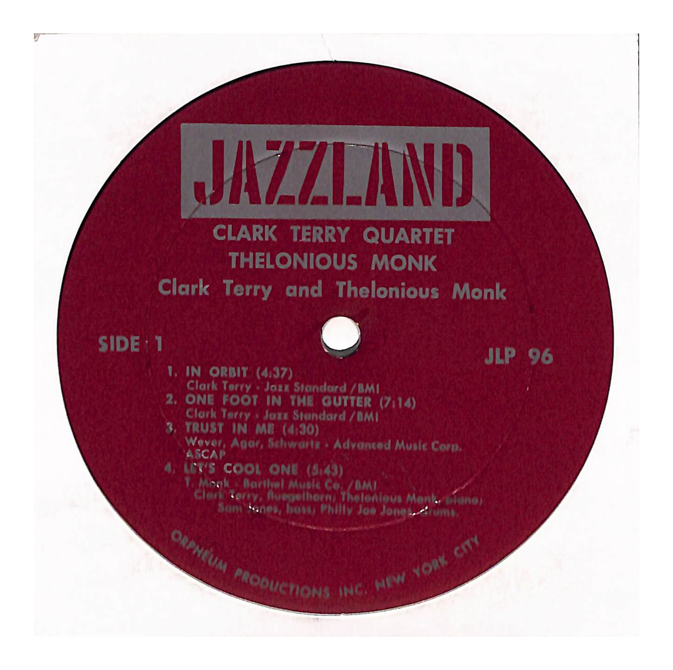 Clark Terry Quartet With Thelonious Monk