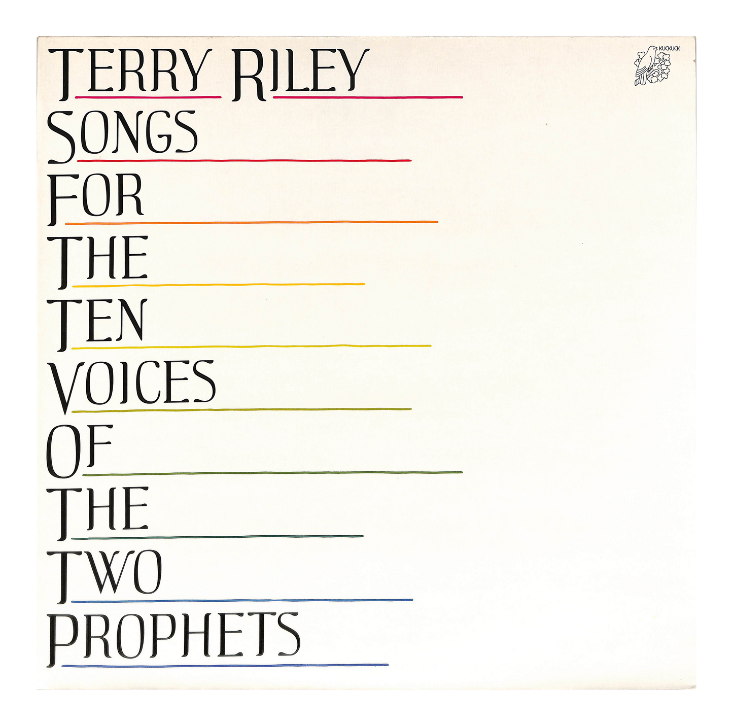 Songs For The Ten Voices Of The Two Prophets