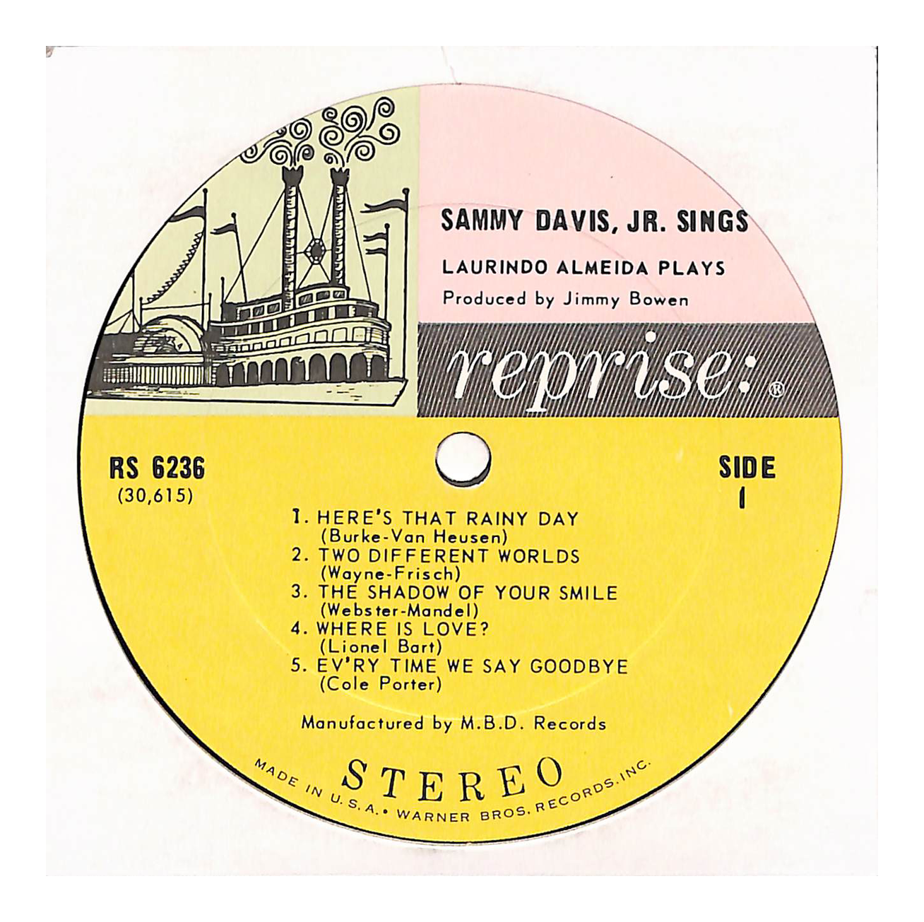 Sammy Davis, Jr. Sings Laurindo Almeida Plays