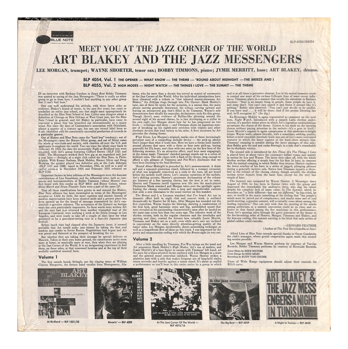 Meet You At The Jazz Corner Of The World (Volume 1)
